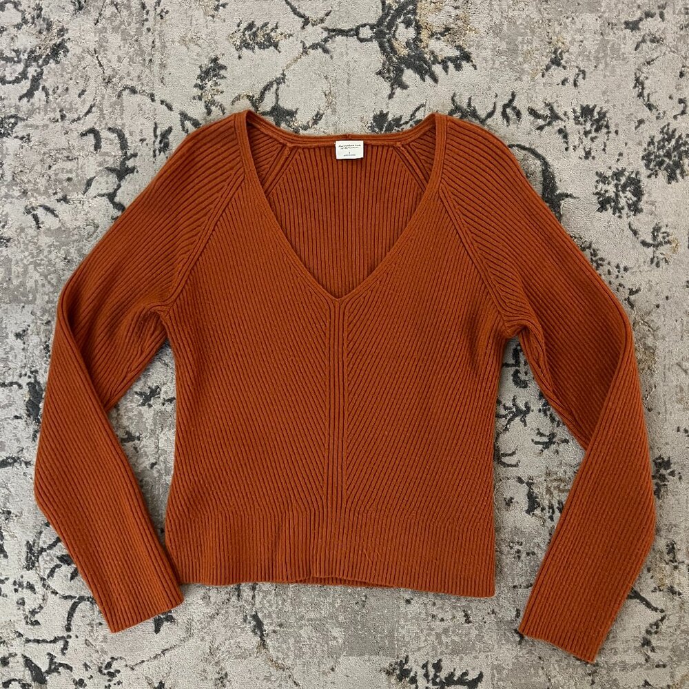 Abercrombie & Fitch Burnt Orange Sweater, Small